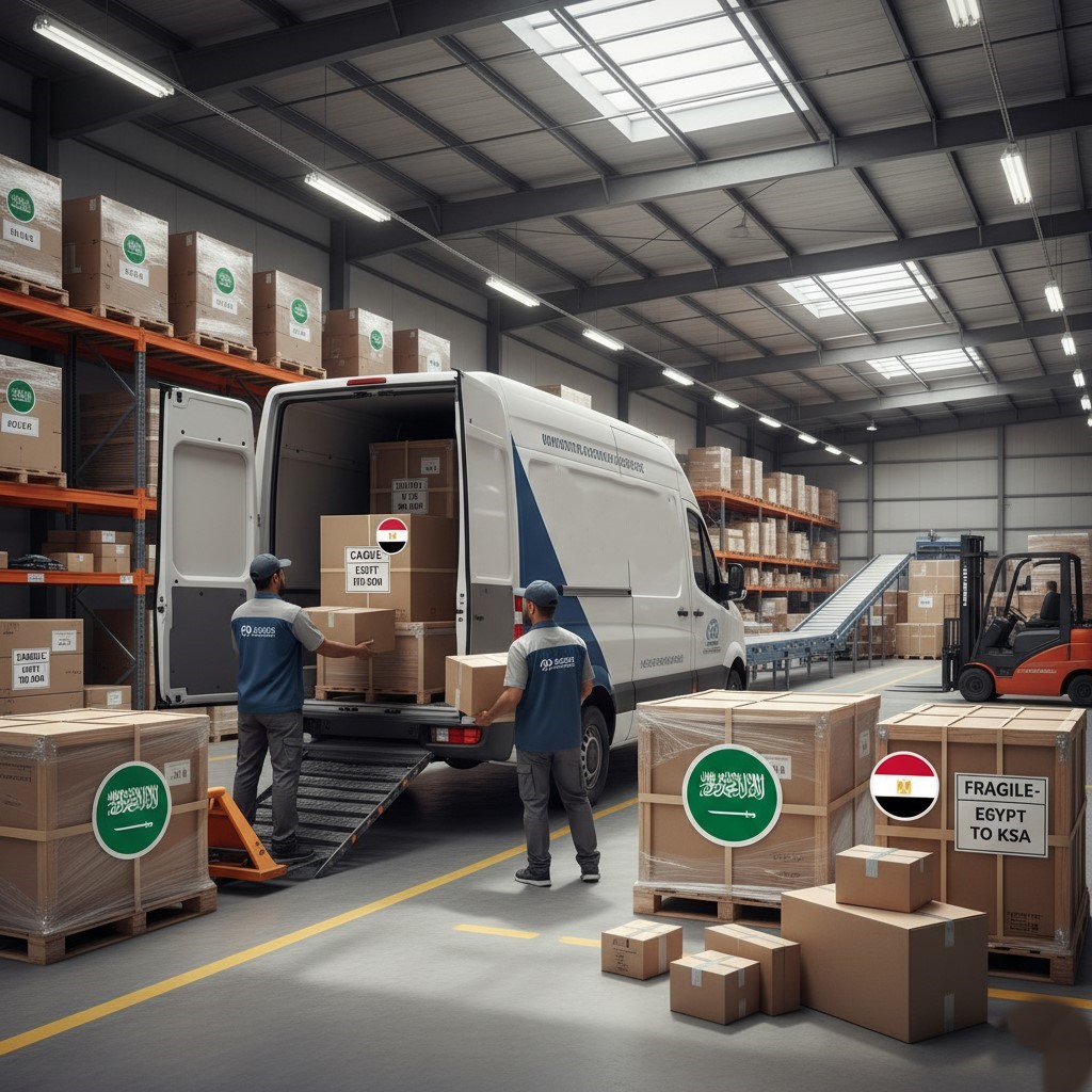 الشحن من مصر للسعودية