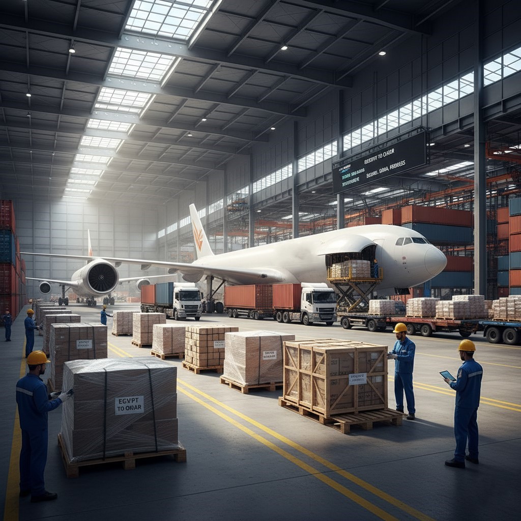 الشحن من مصر لقطر