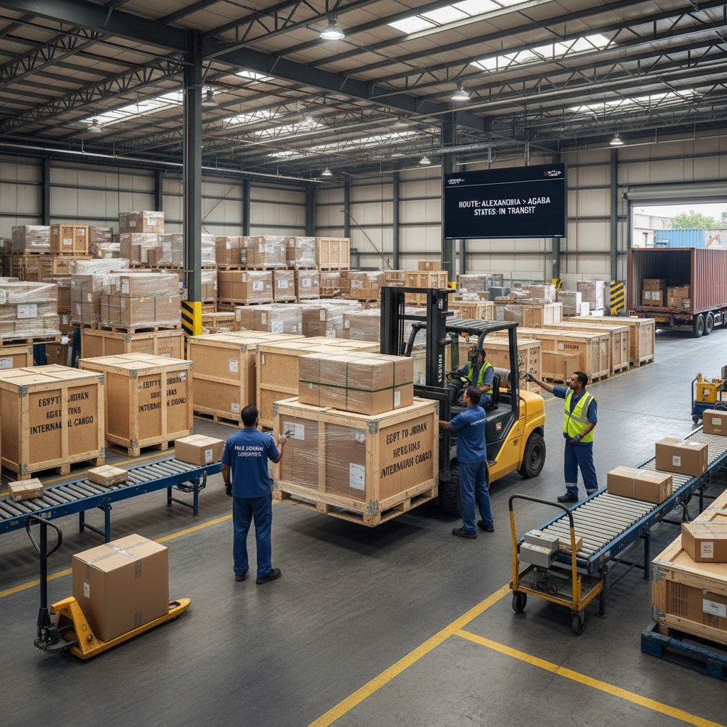 الشحن من مصر لعمان